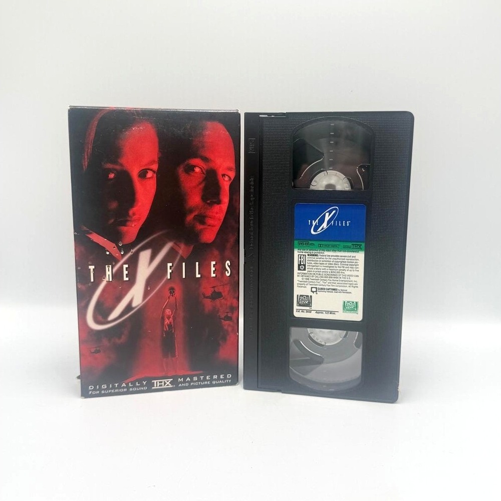 The X-Files Movie VHS 1998 Fight the Future THX Mastered Sci-Fi Mulder Scully